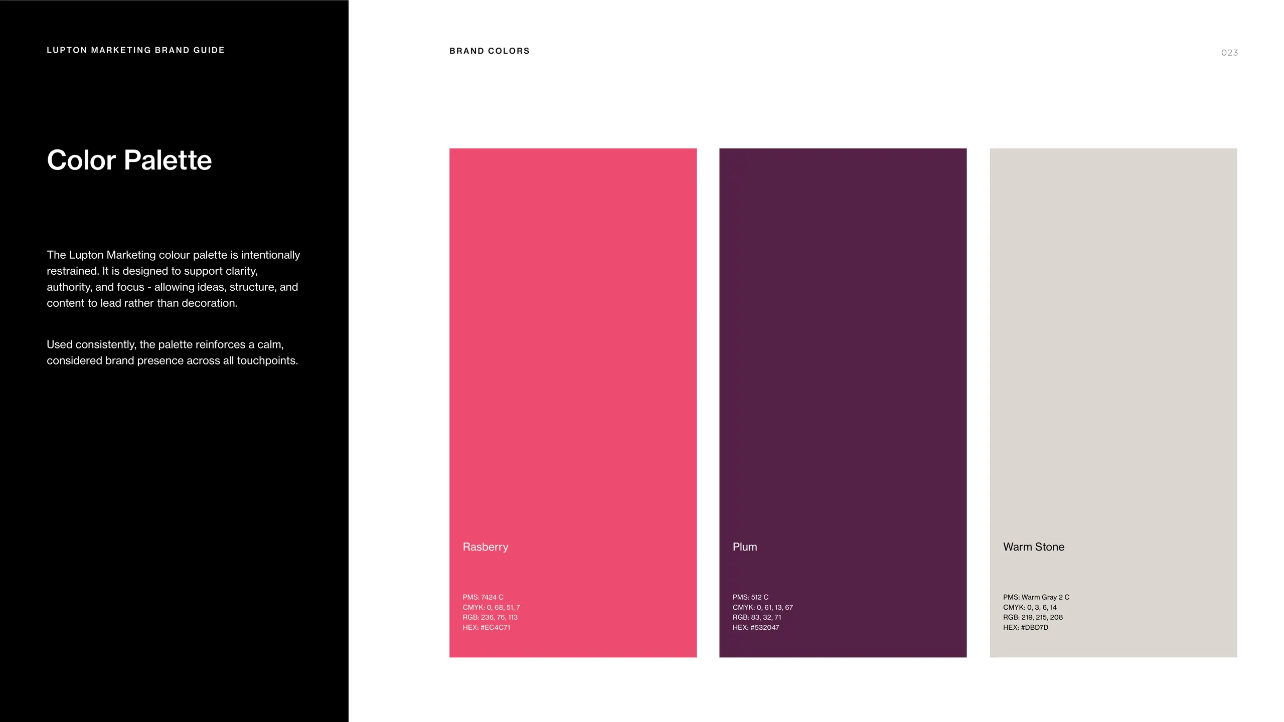 Lupton Marketing brand identity 5